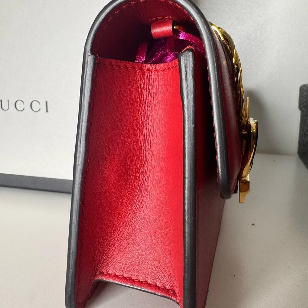 Gucci Red Mini Crossbody Bag